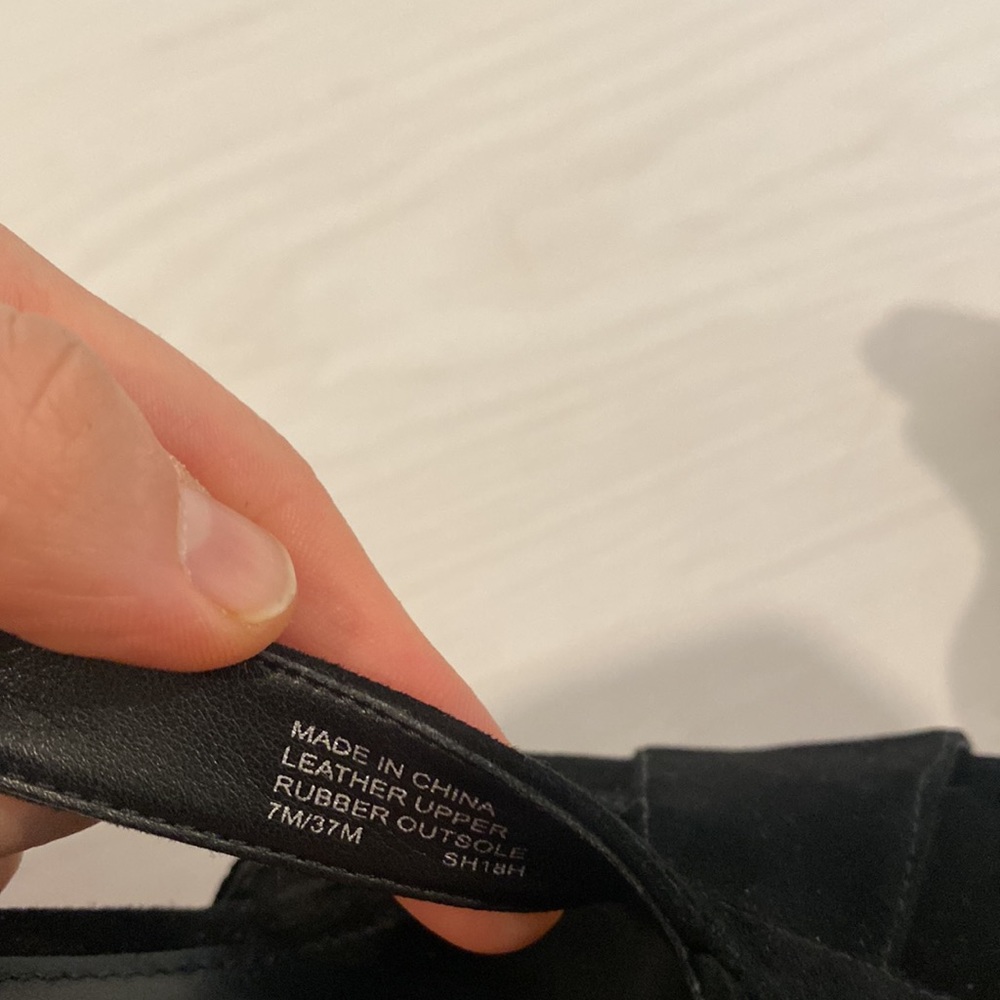 MK Black Gold Strap Ankle Evening Heels 7 - Picture 10 of 10